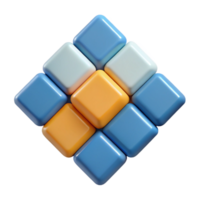 playful vibrant Crisp edges, symmetrical H composed of squares. Single-weight stroke with Scalable Design. impeccable png