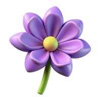 impressive remarkable Minimal design of a single, stylized flower. Clean lines, flat color with Scalable Design. png