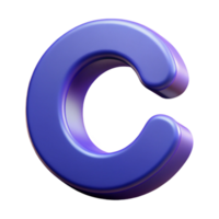wonderful whimsical traditional A stylized letter C with symmetrical curves. Flat color, clean lines, single-weight stroke with Scalable Design. original png