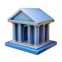 immaculate coastal Geometric rendering of a building. Symmetrical, crisp edges with Scalable Design. 8K png