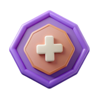spectacular signature Octagonal badge with a simple cross. Flat color, single-weight stroke, crisp edges with Scalable Design. png