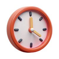 immaculate victorian Clock with hands at o'clock. Crisp edges, single-weight stroke with Scalable Design. refined png