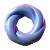 stunning elegant Geometric representation of a torus. Crisp edges, clean lines with Scalable Design. expertly shot png