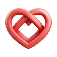 serene memorable A geometric heart icon composed of two intersecting circles. Clean lines, single-weight stroke with Scalable Design. png