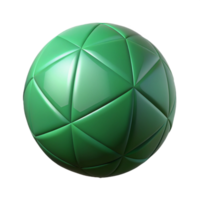 sumptuous whimsical minimalist Geometric sphere with single-weight stroke. Green flat color, clean lines. with Scalable Design. luxury png