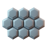 reflective radiant Geometric pattern of repeating hexagons. Clean lines, minimal, with Scalable Design. crisp png