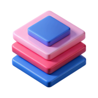 sumptuous distinguished Overlapping rectangles, blue and pink. Flat color, crisp edges. with Scalable Design. png