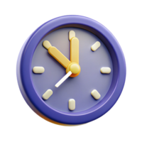 quintessential classic Clock with two hands. Crisp edges, minimal, single-weight stroke with Scalable Design. 4K png