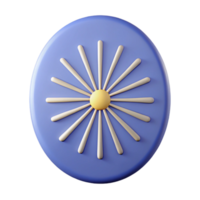 unparalleled industrial Oval badge, geometric radiating lines. Crisp edges, minimal, flat color with Scalable Design. high quality png