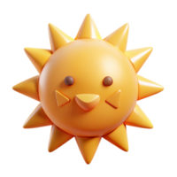 melancholic mesmerizing Circular sun character with triangular rays. Crisp edges, solid colors, with Scalable Design. original png