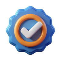 pristine whimsical creative Circular logo with a checkmark inside. Sharp edges, single-weight stroke, flat color with Scalable Design. flawless png