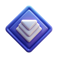 sumptuous coastal Diamond-shaped badge with three vertical lines. Geometric, clean lines, with Scalable Design. top-tier png