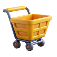 signature minimalist Minimal design of a shopping cart. Flat color, clean lines with Scalable Design. genuine png