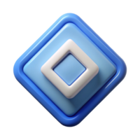 stunning memorable Diamond-shaped badge with concentric squares. Minimal, scalable, single-weight stroke with Scalable Design. png
