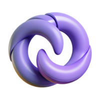 immaculate calm baroque Interlocking crescent shapes, single-weight stroke, flat color with Scalable Design. luxury png