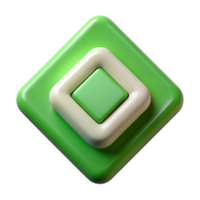 stunning exemplary Rotating squares, single-weight stroke, green. Clean lines, minimal design. with Scalable Design. png