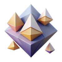 unforgettable art deco Abstract geometric background with triangles, minimal design with Scalable Design. expertly shot png