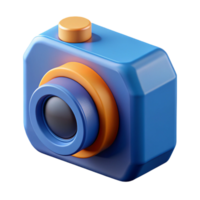 inspired abstract Camera icon. Simple geometric shape, flat color, crisp edges. with Scalable Design. premium png