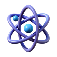 serene futuristic Abstract atom symbol. Clean lines, minimal design, with Scalable Design. original png