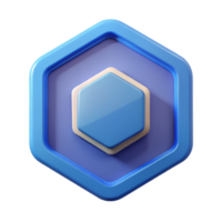 impressive vintage Octagonal badge with a central square. Flat color, crisp edges, single-weight stroke with Scalable Design. genuine png