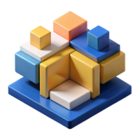 spectacular creative Abstract geometric composition with rectangles, flat color with Scalable Design. elite png