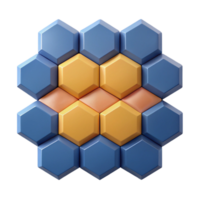 unparalleled art deco Geometric pattern of hexagons and triangles. Flat color, minimal design with Scalable Design. expertly shot png