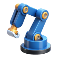 melancholic exquisite Flat color blueprint of a robot arm. Clean lines, with Scalable Design. elite png