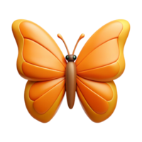 splendid mysterious abstract A symmetrical orange butterfly. Single-weight stroke, flat color with Scalable Design. gallery standard png