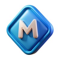 romantic breathtaking Triangular badge with a stylized letter M . Crisp edges, scalable, single-weight stroke with Scalable Design. luxury png