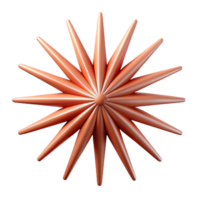 impressive avant-garde A radiating starburst with sharp points, geometric with Scalable Design. artisan png