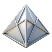 vibrant exceptional Geometric outline of a pyramid. Clean lines, minimal design, with Scalable Design. png