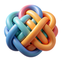 dazzling notable Intertwined WEAVE with woven letters. Flat color, clean lines with Scalable Design. png