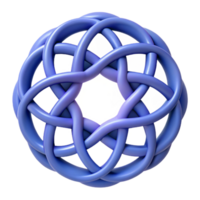 pristine surreal Geometric pattern with intersecting circles. Crisp edges. Flat color with Scalable Design. expertly shot png