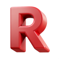 extraordinary peaceful elegant Single-weight stroke R with geometric design and flat crimson. with Scalable Design. high quality png
