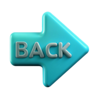 iconic abstract Clean lines, flat cyan BACK arrow. Crisp edges, with Scalable Design. precision png