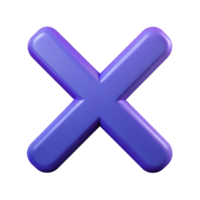 impressive signature X icon with two crossed lines. Single-weight stroke, with Scalable Design. png