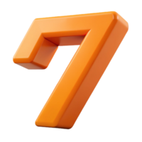 peaceful vibrant Scalable, geometric number in orange. Minimal, single-weight stroke with Scalable Design. genuine png