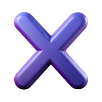 dramatic remarkable X icon with two crossed lines. Single-weight stroke, with Scalable Design. png