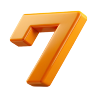 reflective serene Scalable, geometric number in orange. Minimal, single-weight stroke with Scalable Design. exclusive png