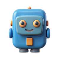splendid rare Square-shaped robot with rounded corners. Flat color, geometric, minimal with Scalable Design. png