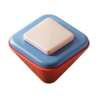 sumptuous unforgettable Symmetrical C in flat coral. Minimal design with Scalable Design. png