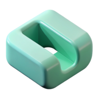 striking acclaimed Minimal, scalable FONT in mint green. Single-weight stroke, geometric with Scalable Design. png