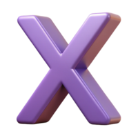 pristine victorian Minimal letter X . Geometric, scalable. Single-weight stroke with Scalable Design. high resolution png