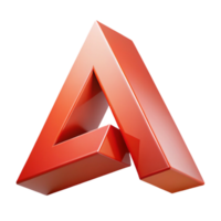 peaceful wonderful Abstract letter A with sharp angles. Minimal, single-weight stroke, with Scalable Design. refined png