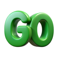 glorious vintage Crisp edges, flat green GO . Scalable, minimal design with Scalable Design. flawless png