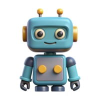 serene dreamy contemporary A stylized robot with square body and circular head. Crisp edges, single-weight stroke. Flat color with Scalable Design. handcrafted png