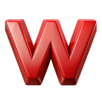 peaceful magnificent Symmetrical W in flat ruby red. Crisp edges with Scalable Design. masterfully captured png