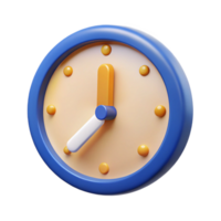 sumptuous impressionist Crisp edges, minimal clock icon with flat color hands. with Scalable Design. top-tier png