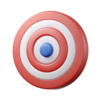 tranquil sumptuous Target icon with concentric circles. Crisp edges, flat color, symmetrical with Scalable Design. original png