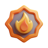 striking quintessential Flame badge, clean lines. Flat color, minimal design, with Scalable Design. png
